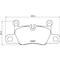 Pagid Brakes Porsche 911 17-12 Brake Pad Set, 355021351 355021351 - alternate 1